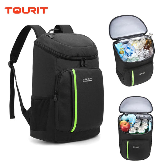 Sac à dos isotherme TOURIT 30L – Étanche & multifonction avec décapsuleur intégré