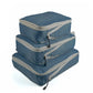 Set de cubes de rangement compressibles en nylon étanche pour valise