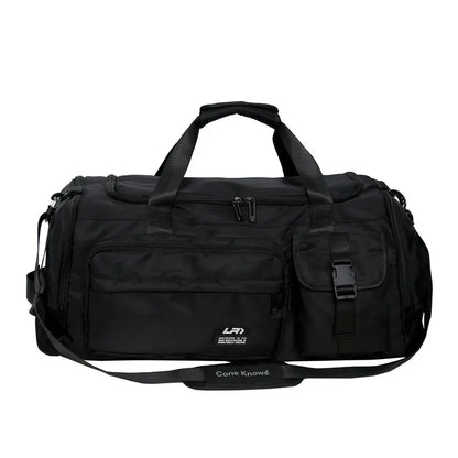Sac de voyage en nylon imperméable avec compartiment chaussures