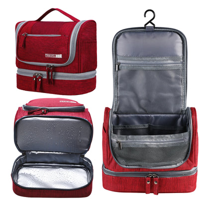 Trousse de toilette de voyage avec crochet suspendu