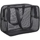 Trousse de Toilette Filet – Grande Capacité & Séchage Rapide
