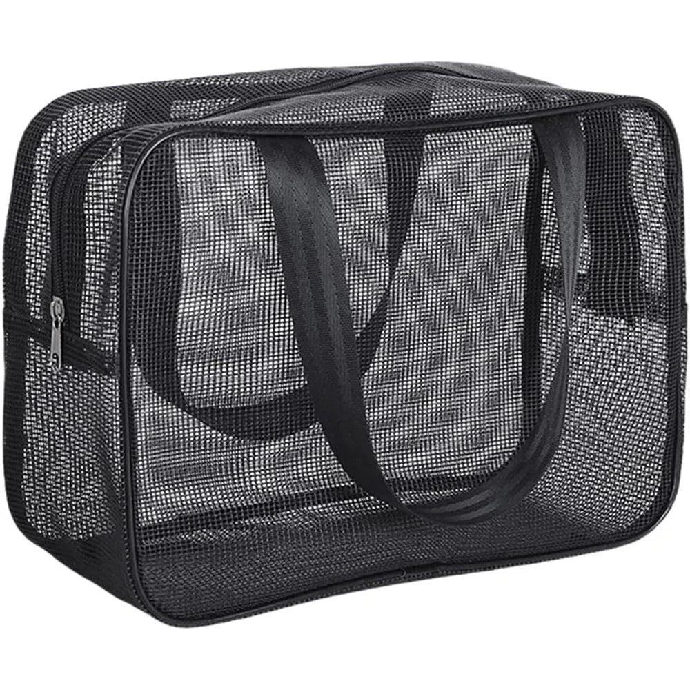 Trousse de Toilette Filet – Grande Capacité & Séchage Rapide