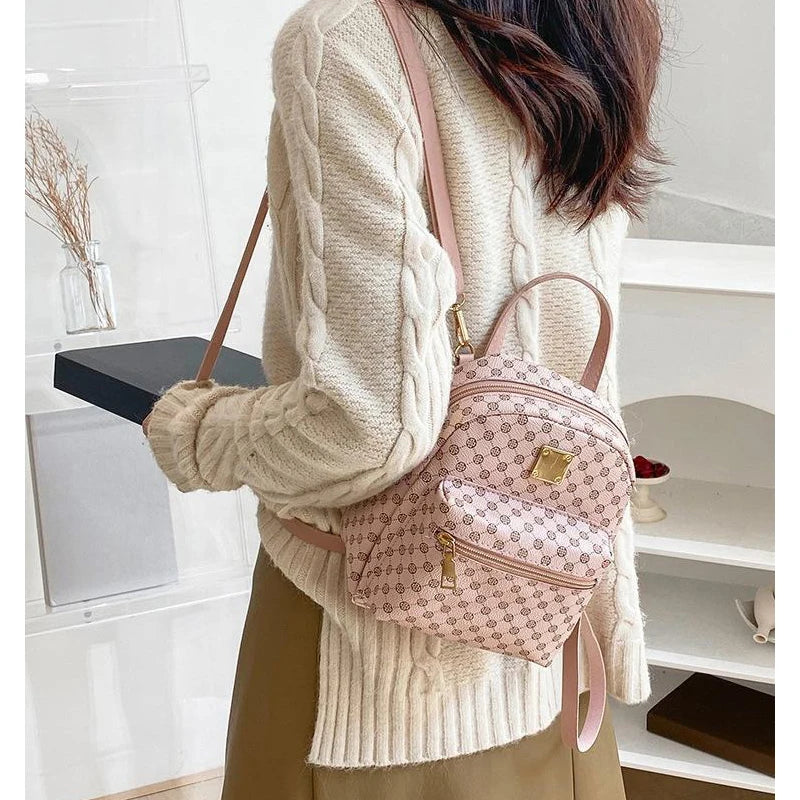 Mini sac à dos femme en cuir PU