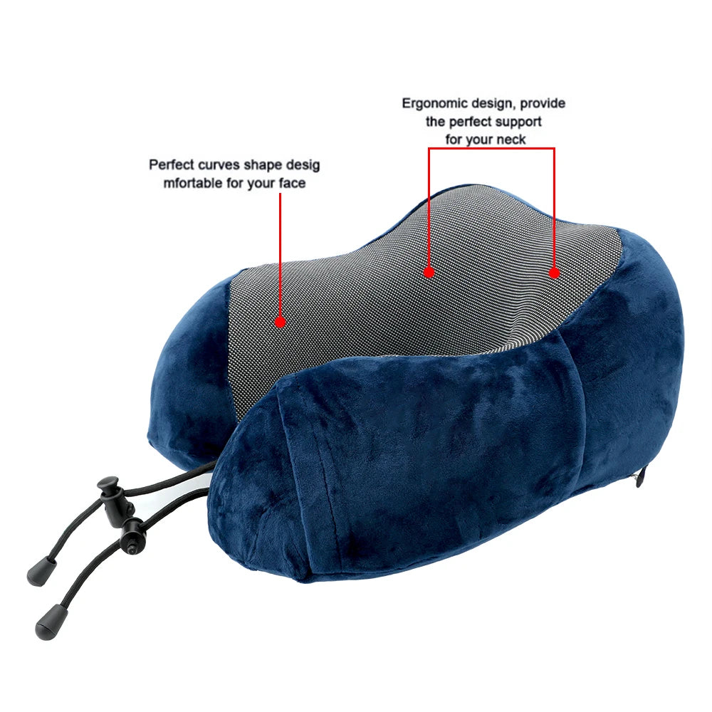 Coussin de voyage à mémoire de forme U-Shaped