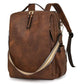 Sac à dos rétro en cuir PU imperméable