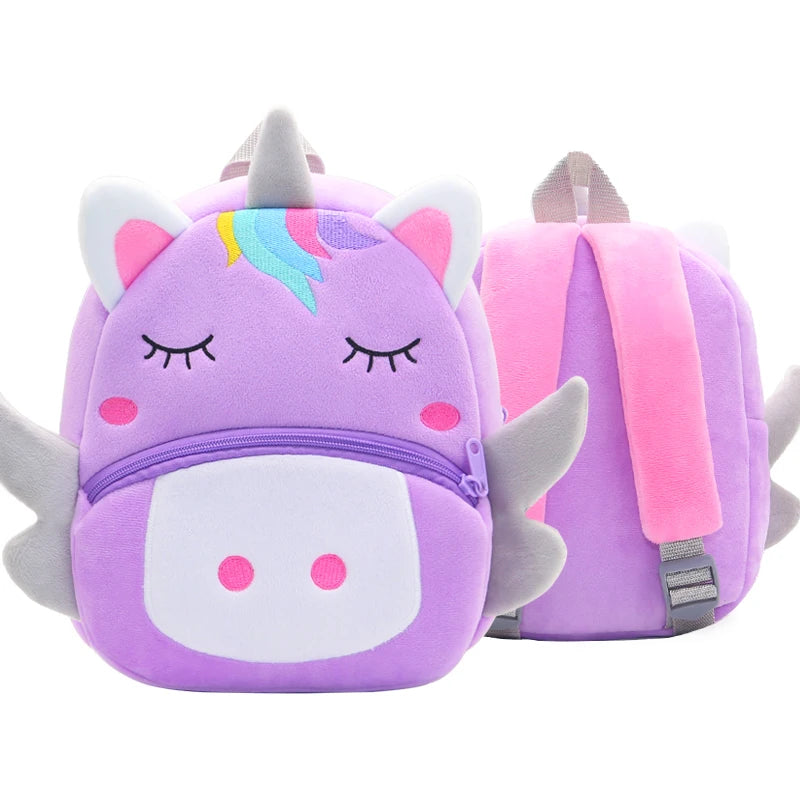 Sac à dos enfant animaux en peluche