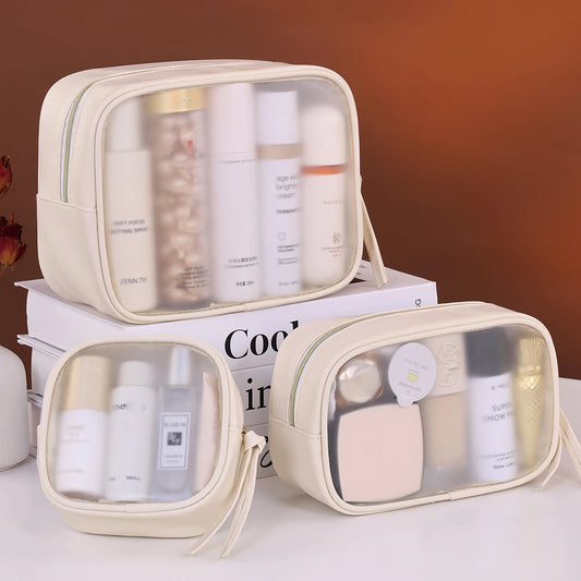 Trousse de Toilette Transparente Multifonction