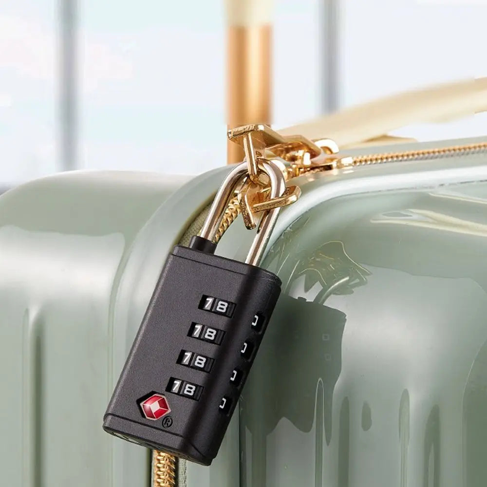 Cadenas TSA 4 Chiffres Rectangulaire – Sécurité Optimale pour Vos Voyages