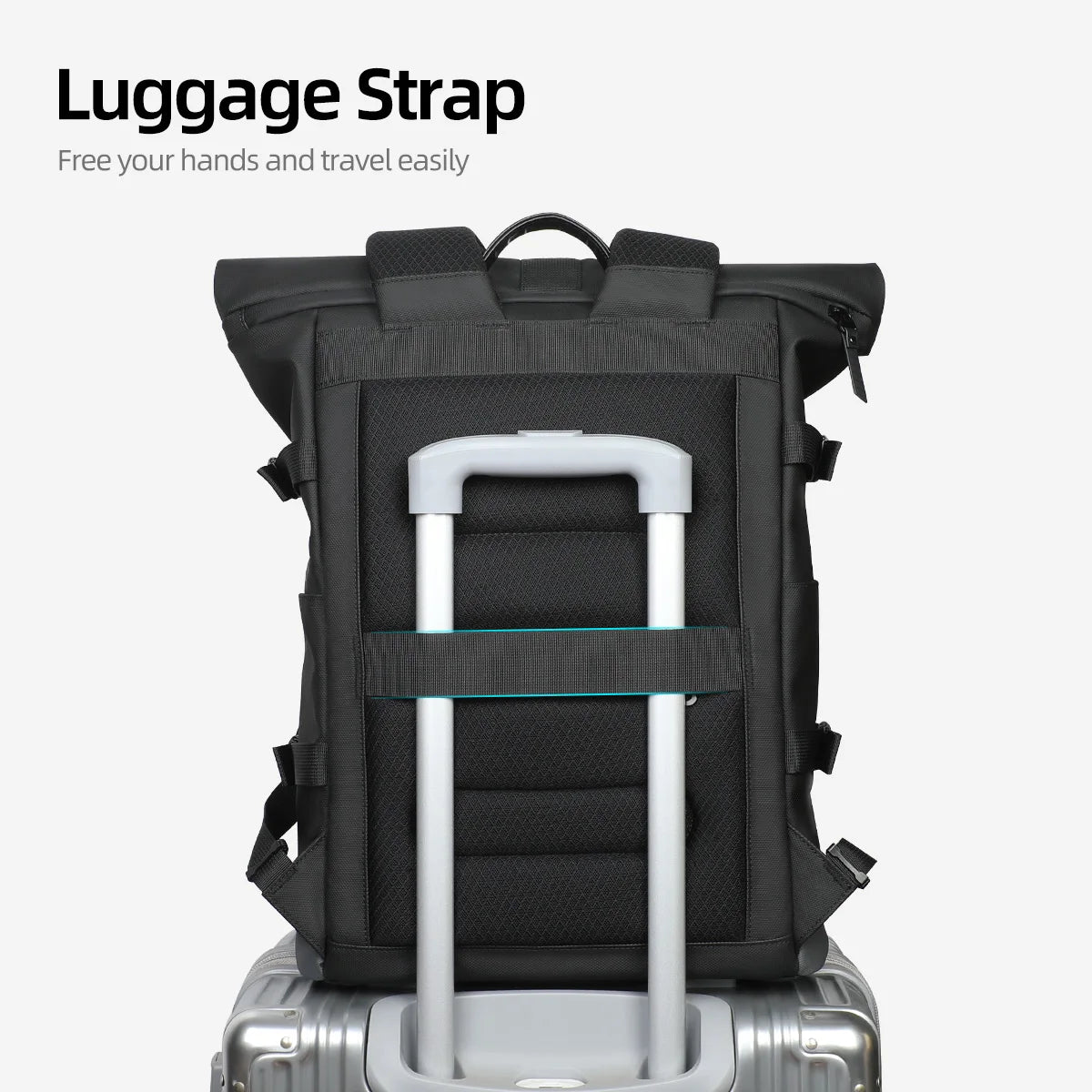 Sac à Dos Roll-Top Étanche HK 17” – Grande Capacité Polyvalente