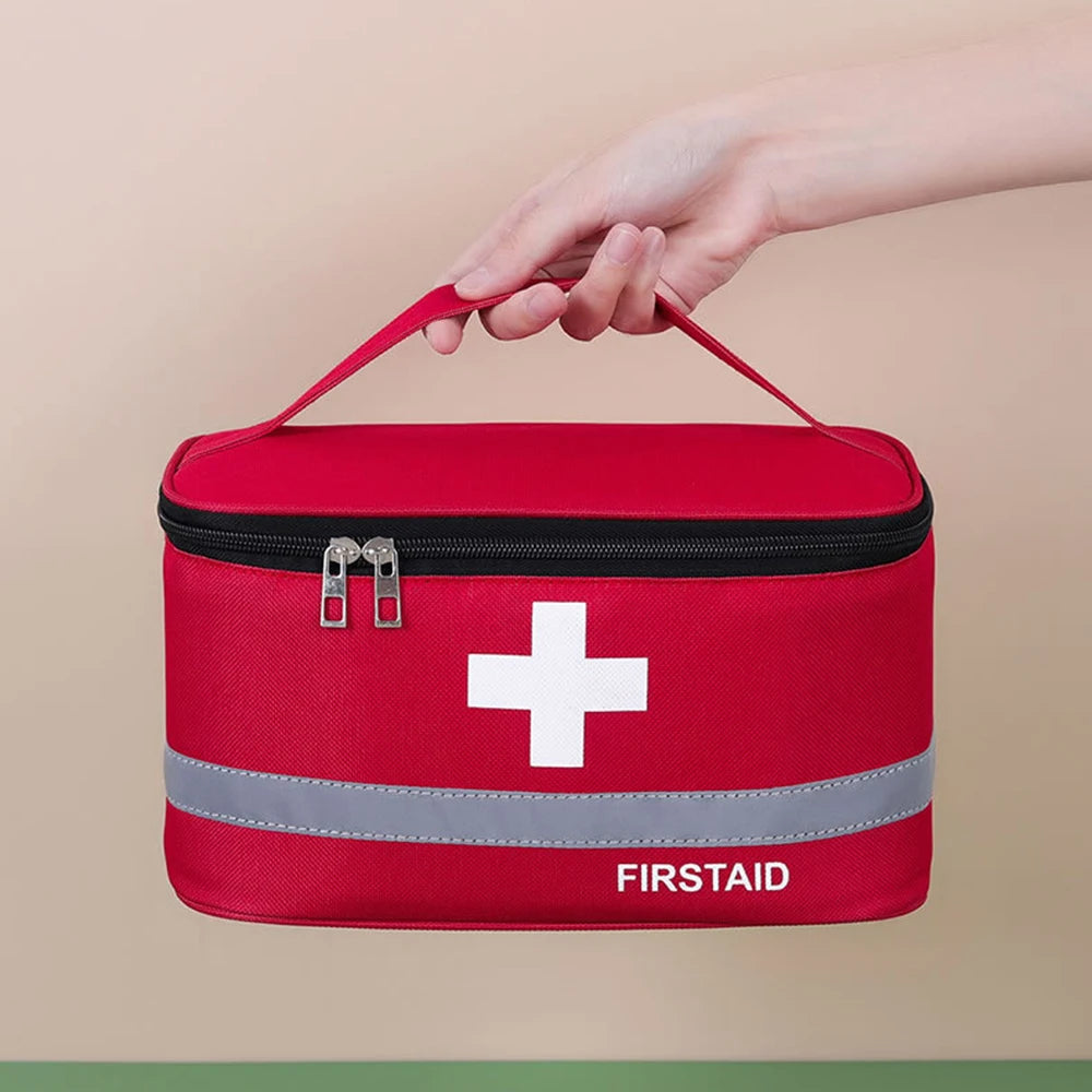 Sac Médical Portable en Oxford – Boîte de Rangement de Premiers Secours