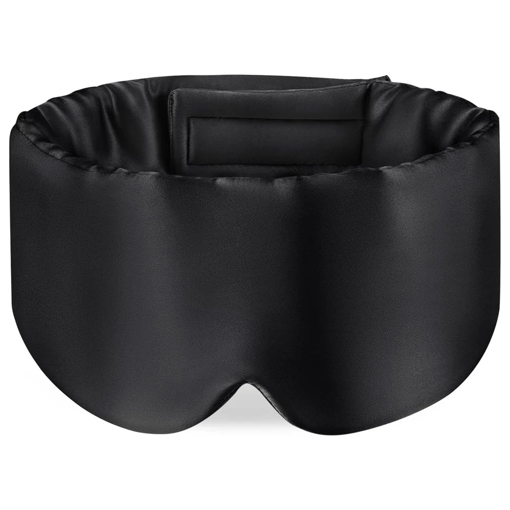 Masque de sommeil en soie ajustable confort absolu