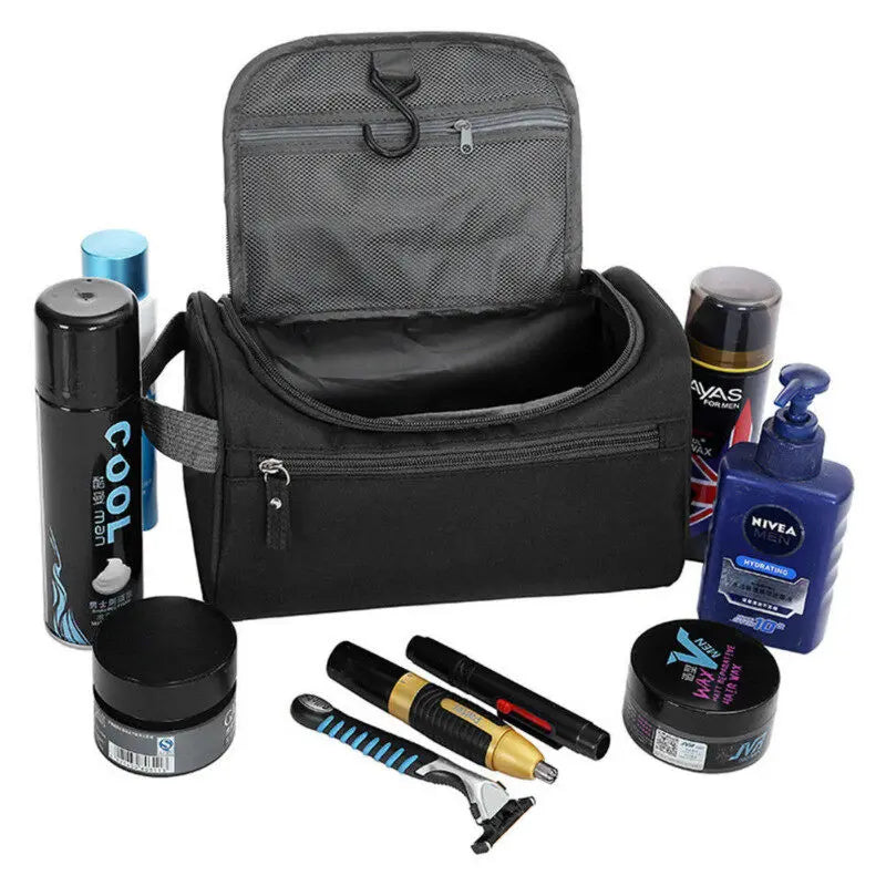 Trousse de toilette suspendue en tissu Oxford imperméable
