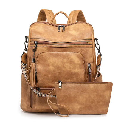 Sac à dos business rétro en cuir PU