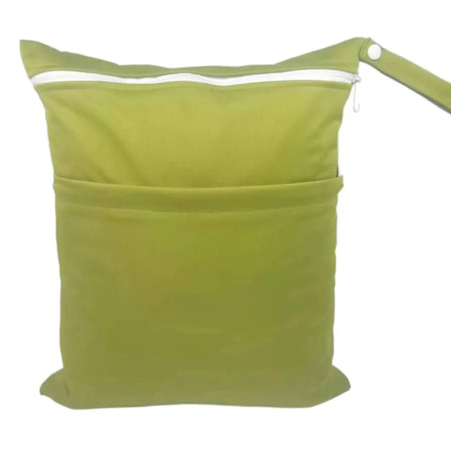 Sac bébé étanche réutilisable deux compartiments rangement couches et vêtements