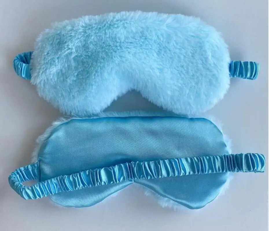 Masque de sommeil doux en peluche