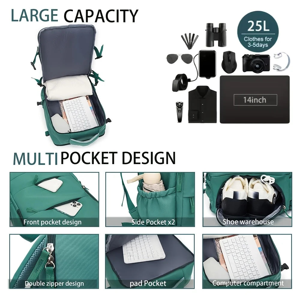 Sac à Dos Léger Grande Capacité 25L – Nylon Résistant