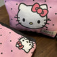 Trousse de toilette enfant Hello Kitty en toile rose