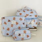 Trousse de toilette bébé à motifs ourson