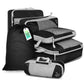 Set de 6 cubes de rangement compressibles avec sac à chaussures intégré