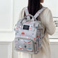 Sac à langer multifonction gris – Design stylé et grande capacité
