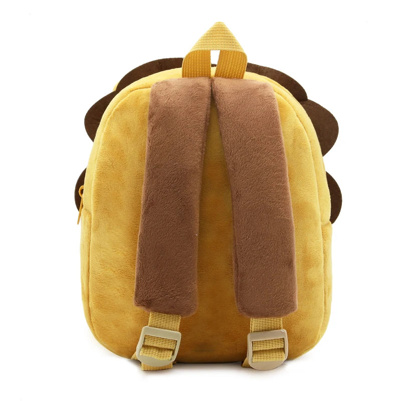 Sac à dos enfant lion en peluche maternelle