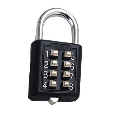 Cadenas à Code 8 Chiffres en Alliage de Zinc – Antivol de Voyage
