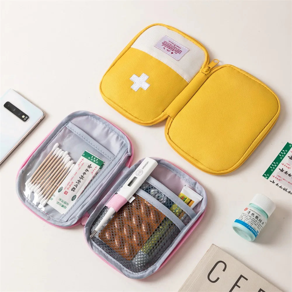 Pochette Médicale d’Urgence en Oxford – Trousse de Premiers Secours Portable