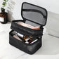 Sac de Voyage Transparent en Maille PVC – 1/2/3 Couches avec Fermeture Éclair