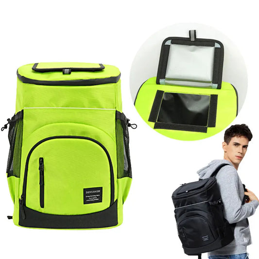 Sac à dos isotherme 30L – Grande capacité 36 canettes, étanche & multifonction
