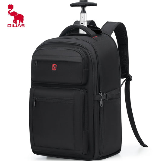 Sac à Dos Trolley Business OIWAS avec Roulettes et Compartiment Ordinateur 17"