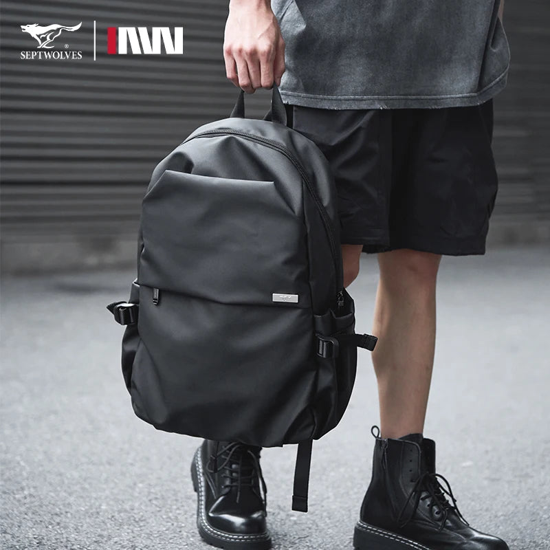 Sac à dos business en cuir synthétique imperméable