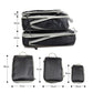 Set de cubes de rangement compressibles en nylon étanche pour valise