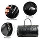 Sac de voyage pliable en cuir PU avec rangement costume