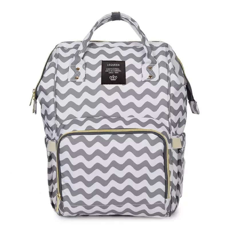 Sac à Dos à Langer Oxford Multifonction – Grande Capacité & Compartiments Isothermes
