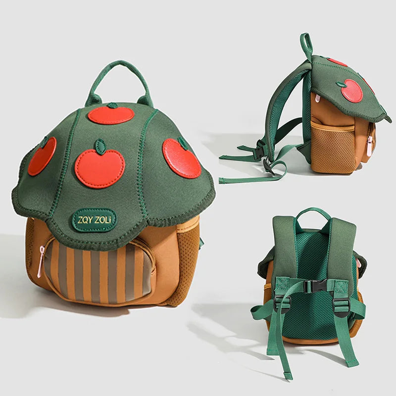 Sac à dos enfant champignon en toile