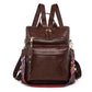 Sac à dos multifonction en cuir synthétique
