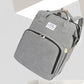 Sac à dos à langer pliable avec lit bébé intégré et poches isothermes – Grande capacité