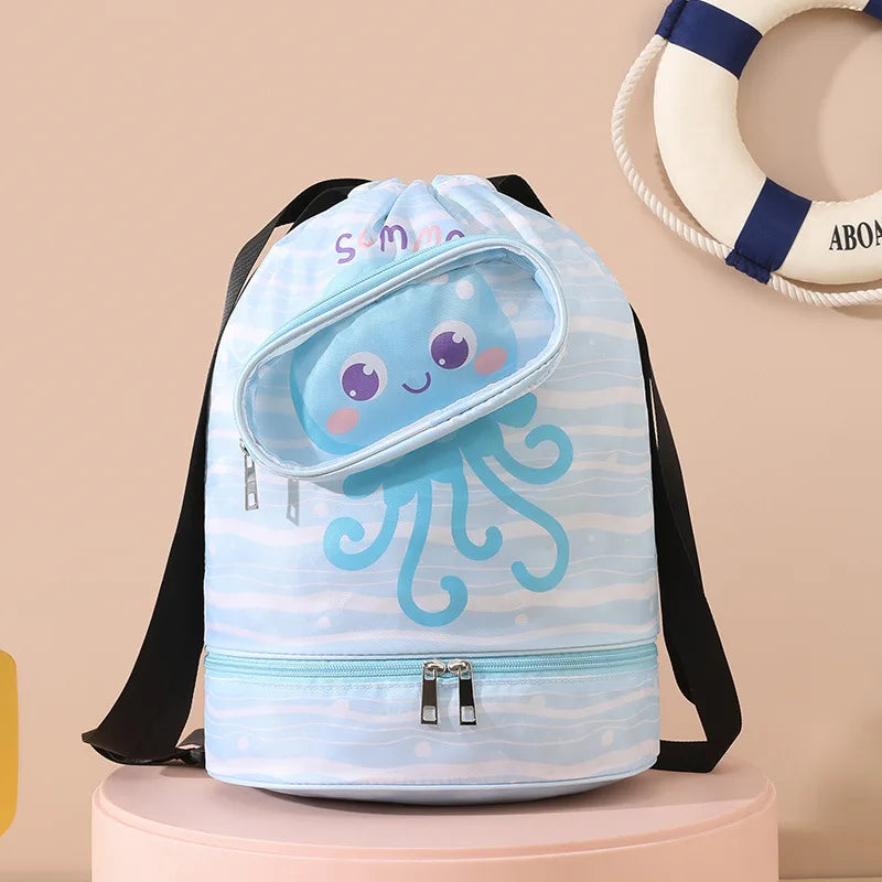 Sac enfant séparation sec et humide cartoon