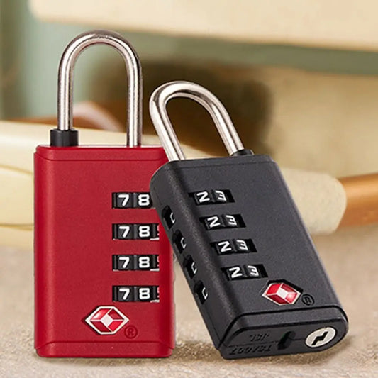 Cadenas TSA 4 Chiffres Rectangulaire – Sécurité Optimale pour Vos Voyages