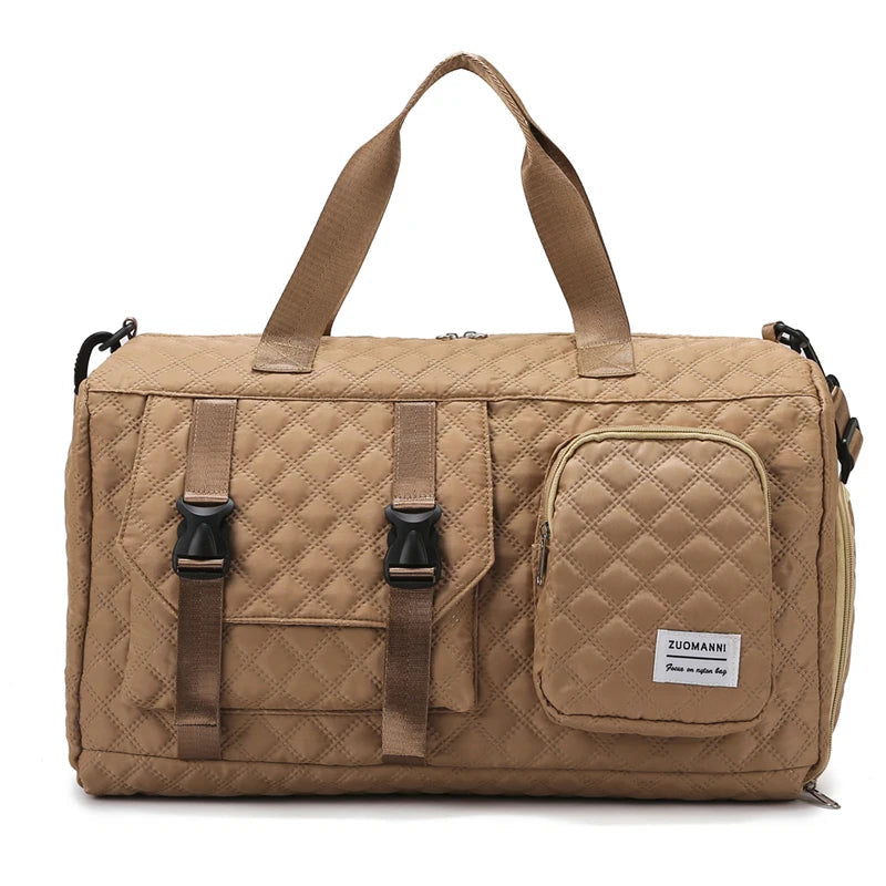 Sac de Sport Femme Matelassé Compartiment Chaussures