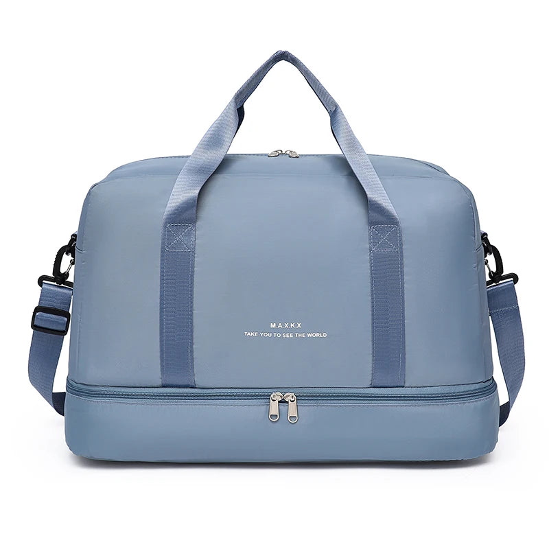 Sac de Voyage Oxford Grande Capacité Compartiment Chaussures