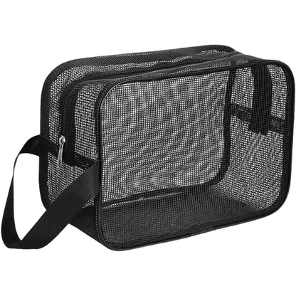 Trousse de Toilette Filet – Grande Capacité & Séchage Rapide