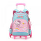 Sac à dos à roulettes enfant Hello Kitty