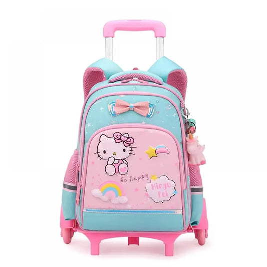 Sac à dos à roulettes enfant Hello Kitty
