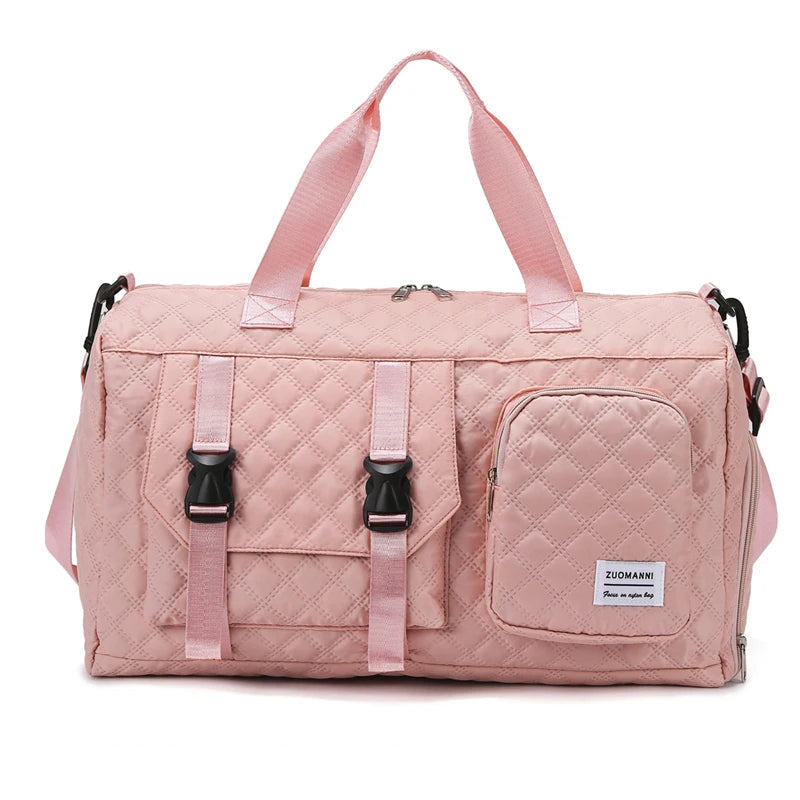 Sac de Sport Femme Matelassé Compartiment Chaussures