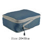 Set de cubes de rangement compressibles en nylon étanche pour valise