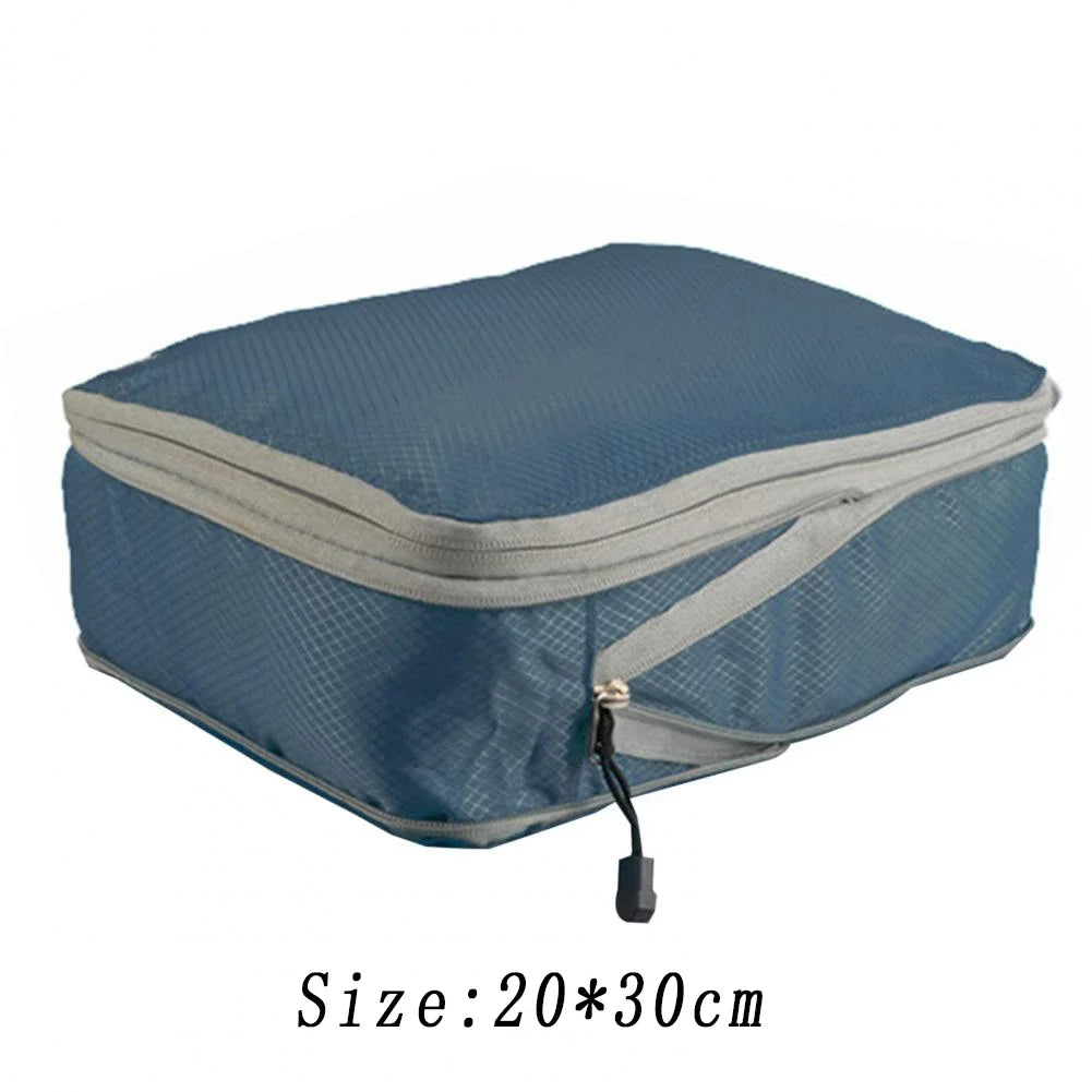 Set de cubes de rangement compressibles en nylon étanche pour valise