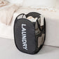 Panier à Linge Pliable en Maille Respirante - Grande Capacité, pET+PE