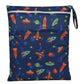 Sac bébé étanche réutilisable deux compartiments rangement couches et vêtements