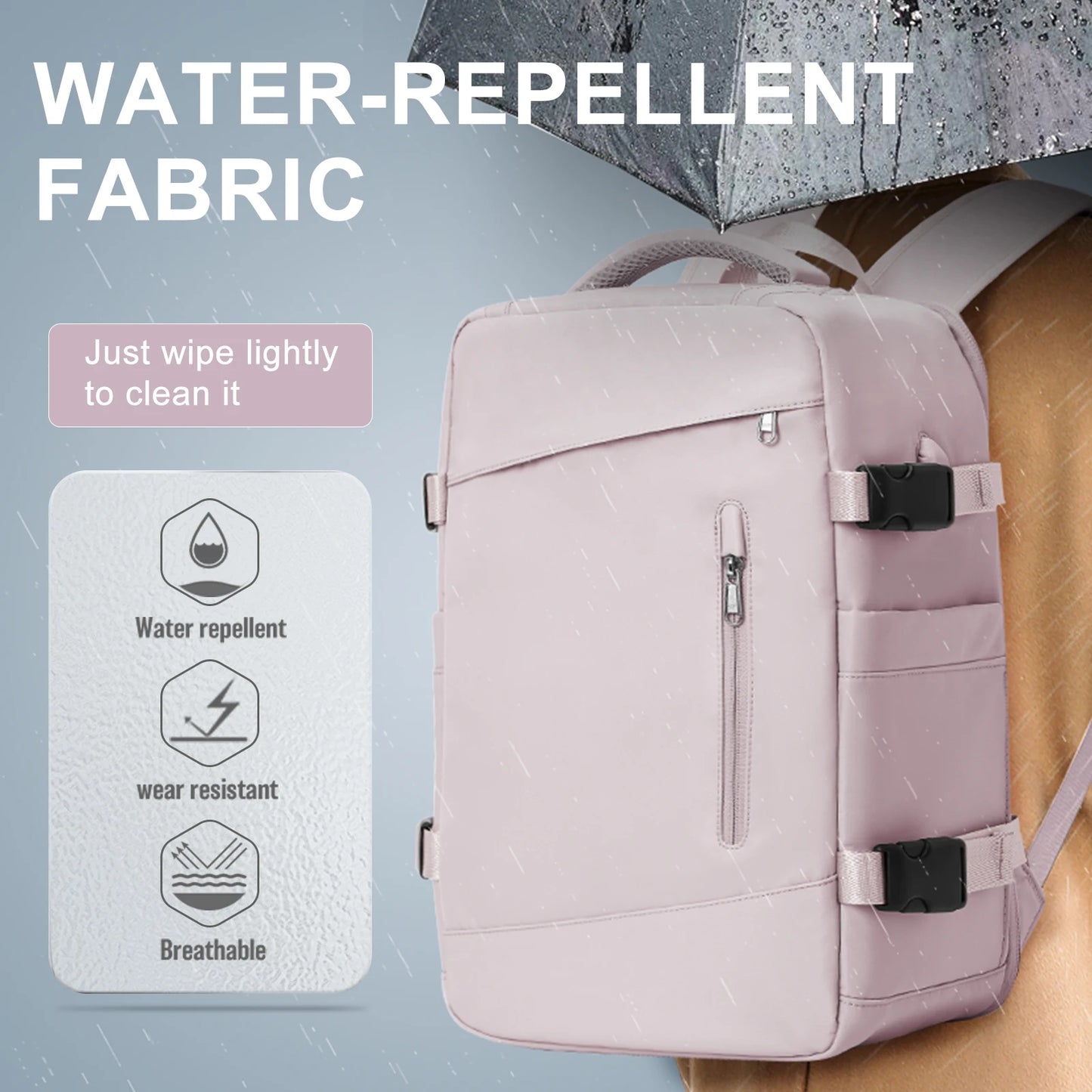 Sac à Dos Cabine 40×25×20 – Voyage & Ordinateur 14’’